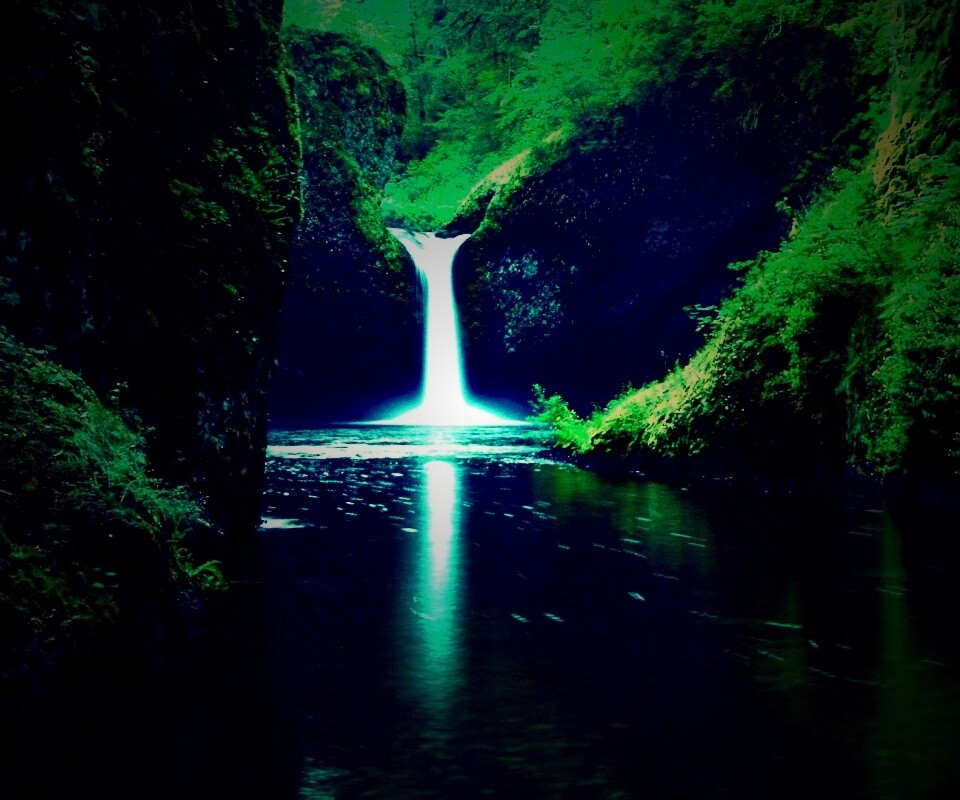 Красивый водопад обои