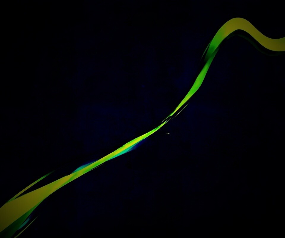 Яркая зеленая линия обои