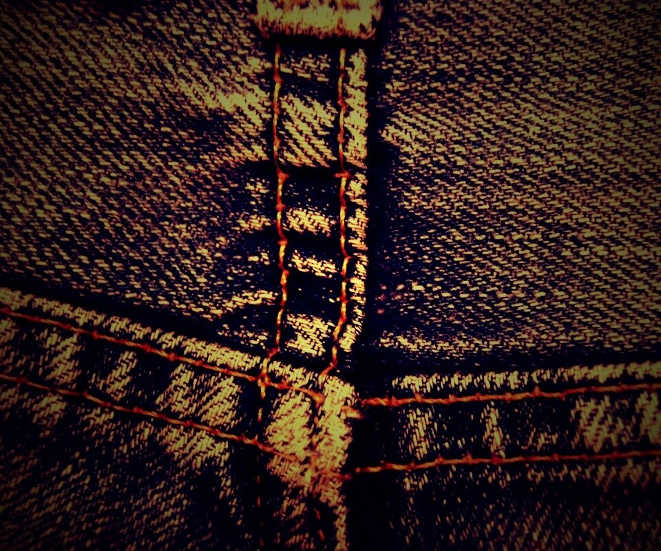 Шов на джинсах обои