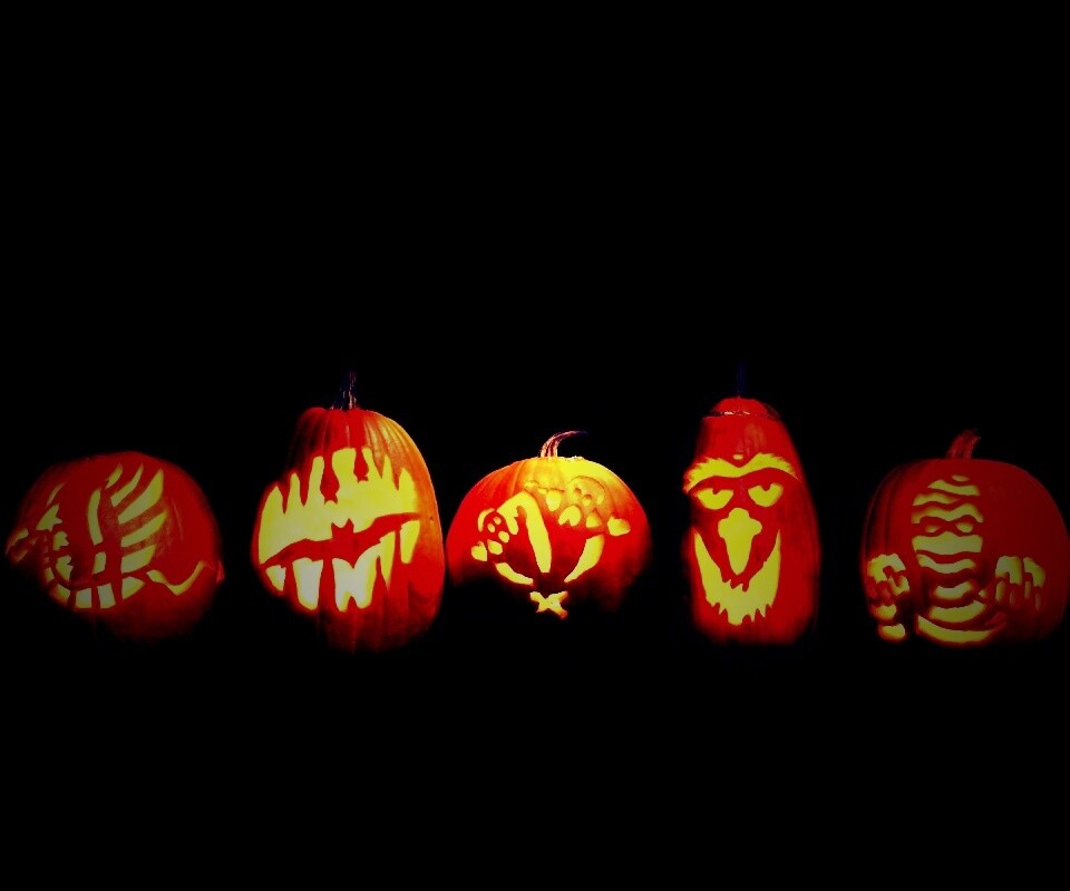 Тыквы на Хэллоуин обои