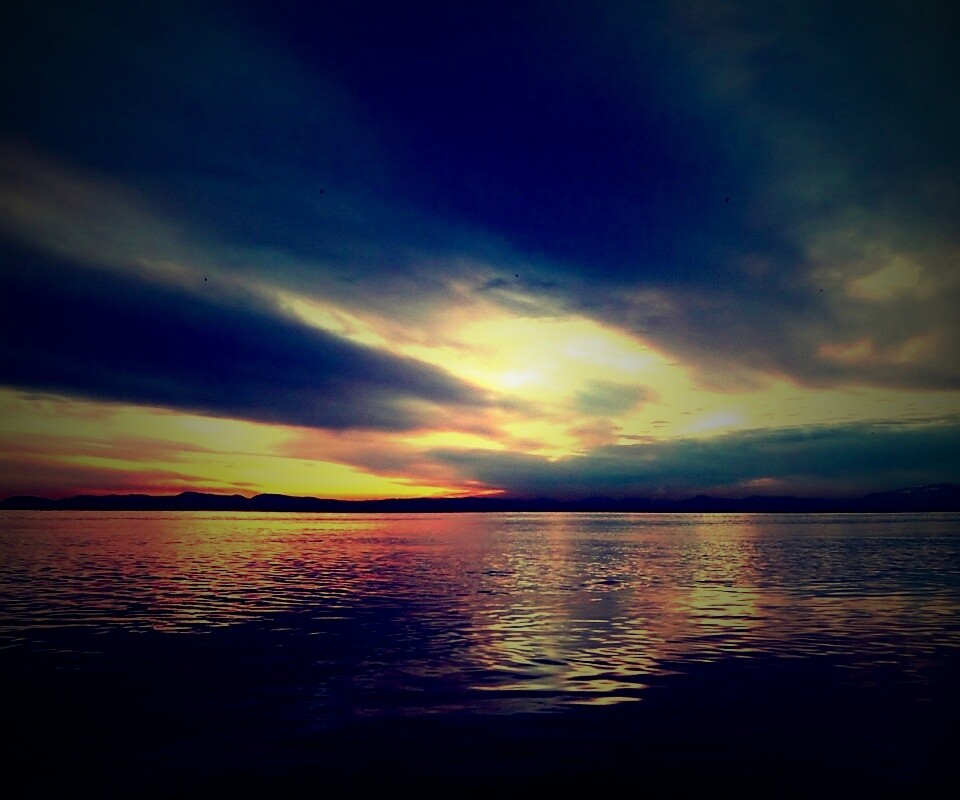 Живописное озеро обои