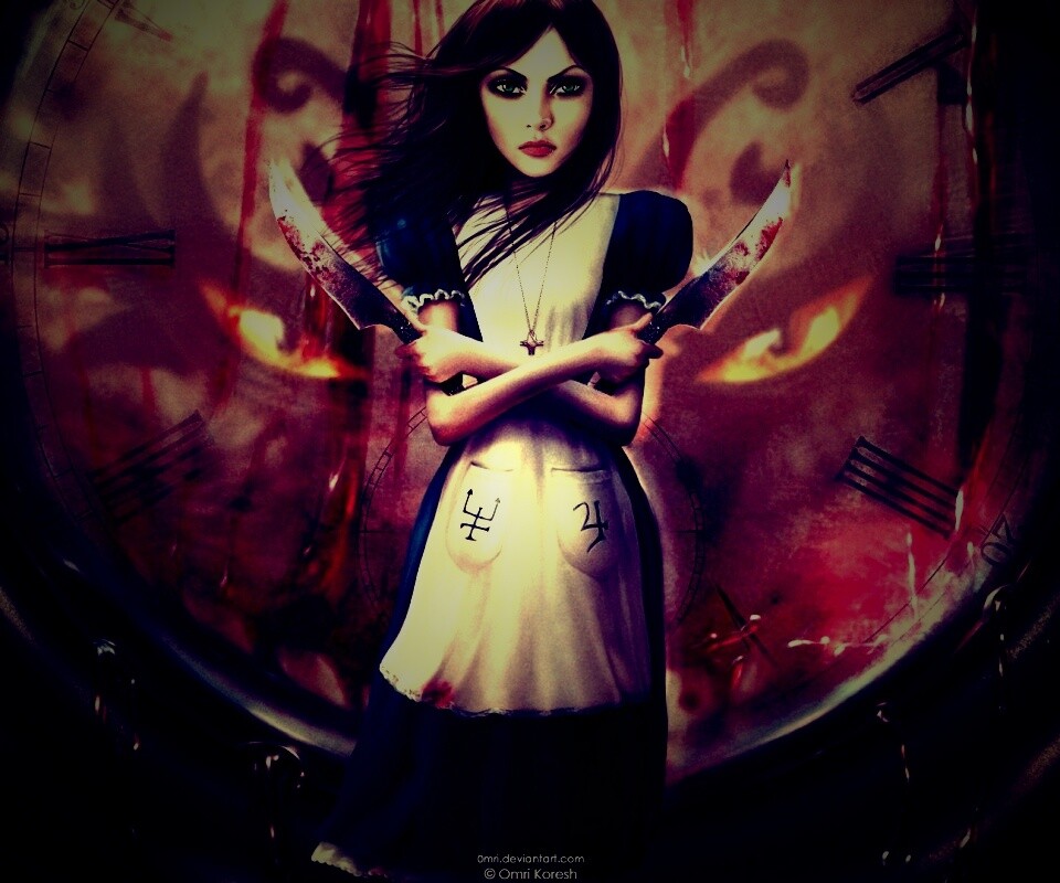 Алиса гроза страны чудес обои