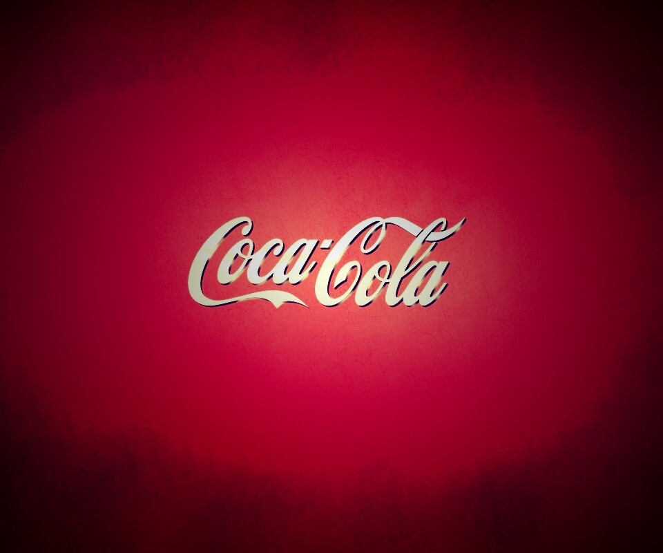 Красный логотип Coca-Cola обои