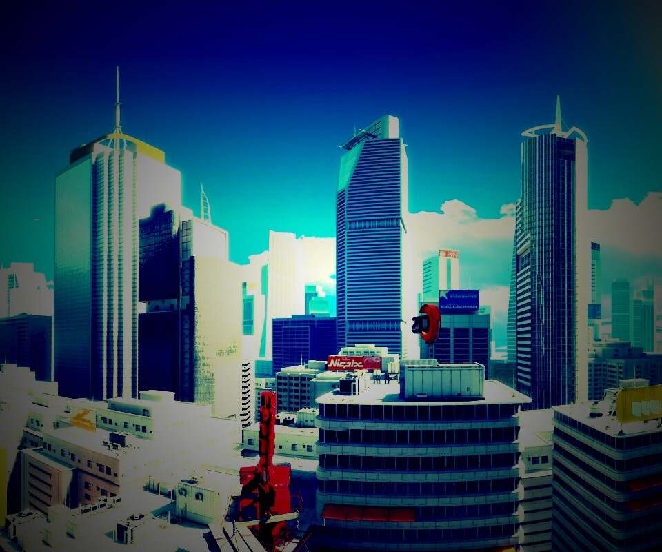 Город Mirrors Edge обои