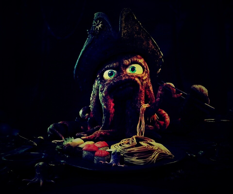 Мультяшный Дэви Джонс обои