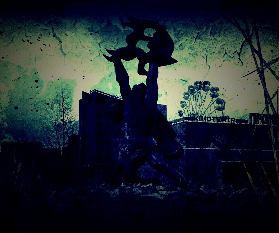 Памятник в Припяти обои