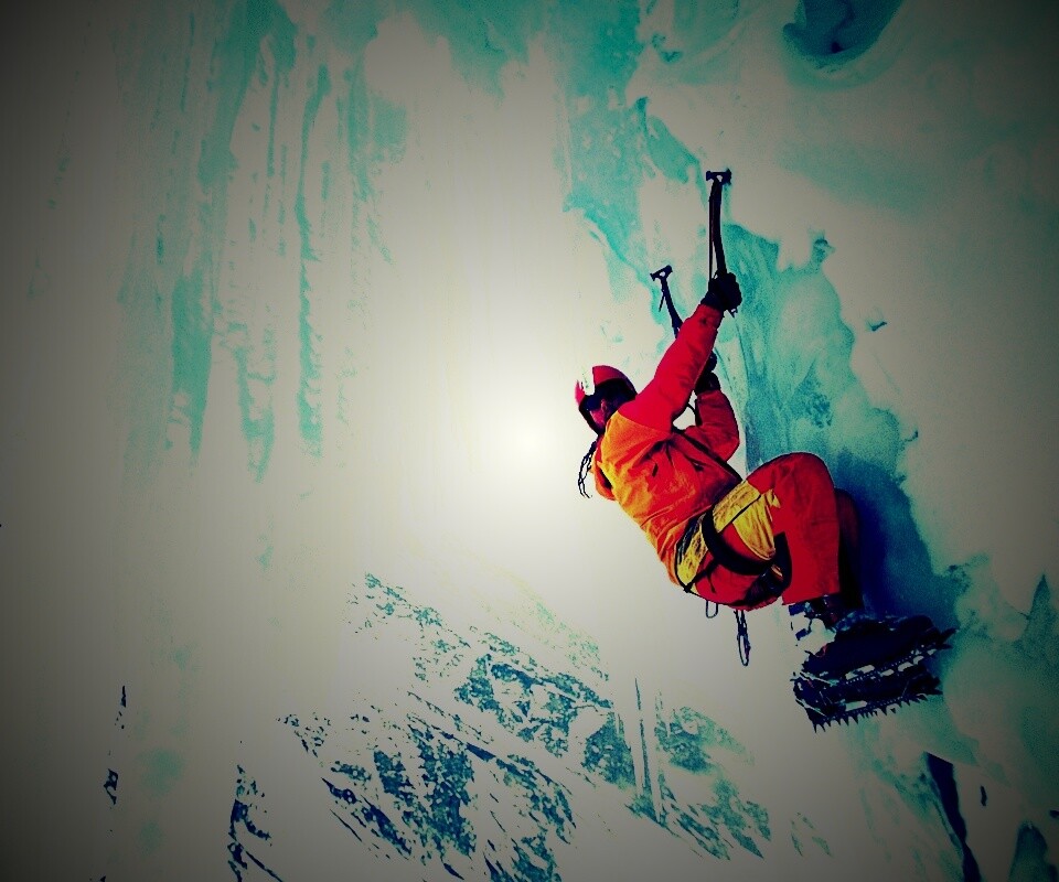 Альпинист обои
