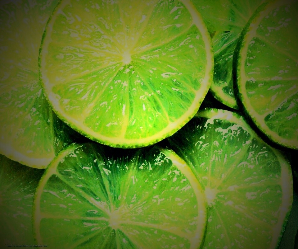 Зеленый лайм обои