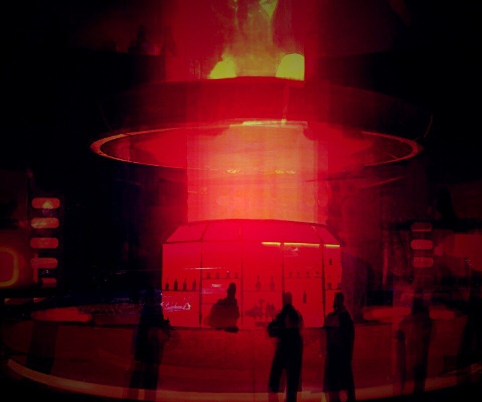 Красный бар из Mass Effect обои