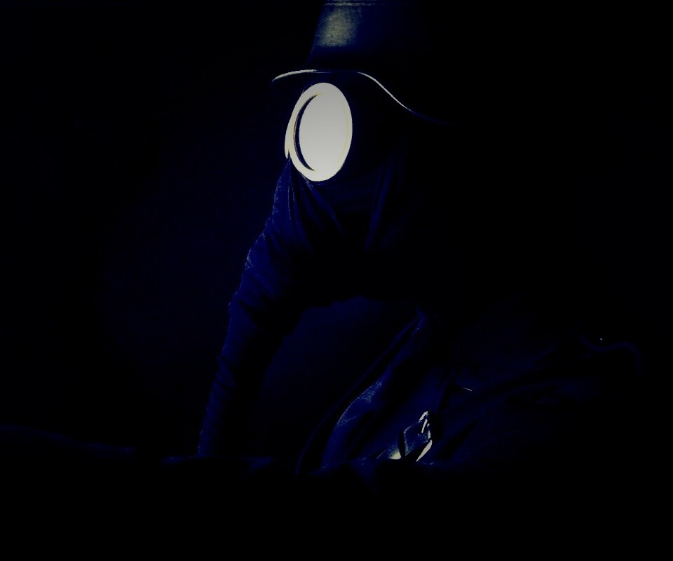 В противогазе обои