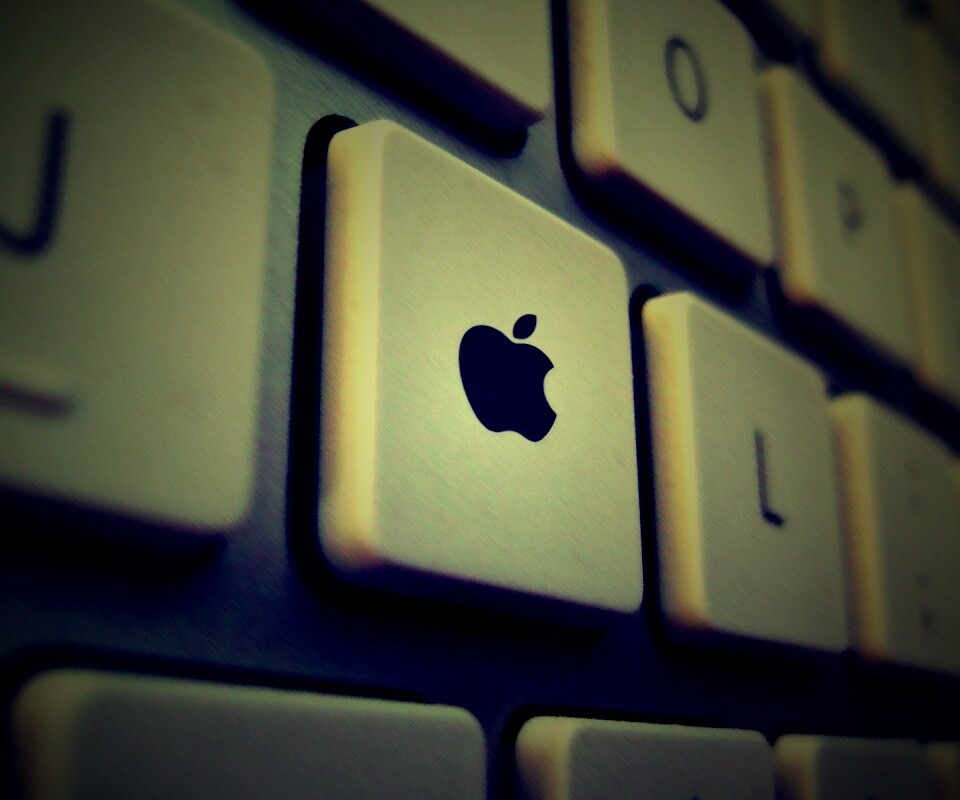 Кнопка Apple обои