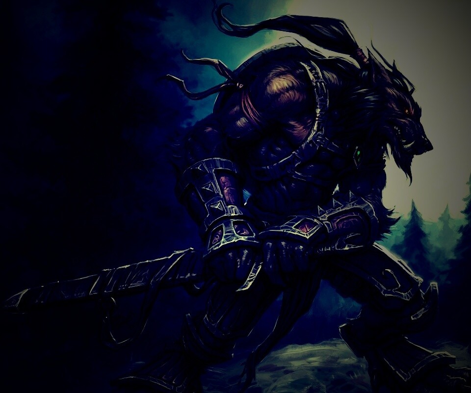 Волк оборотень обои