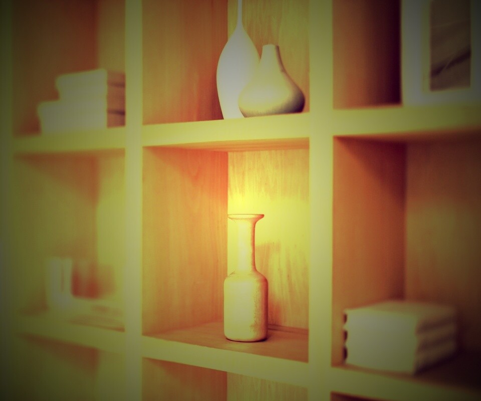 Вазы и книги обои