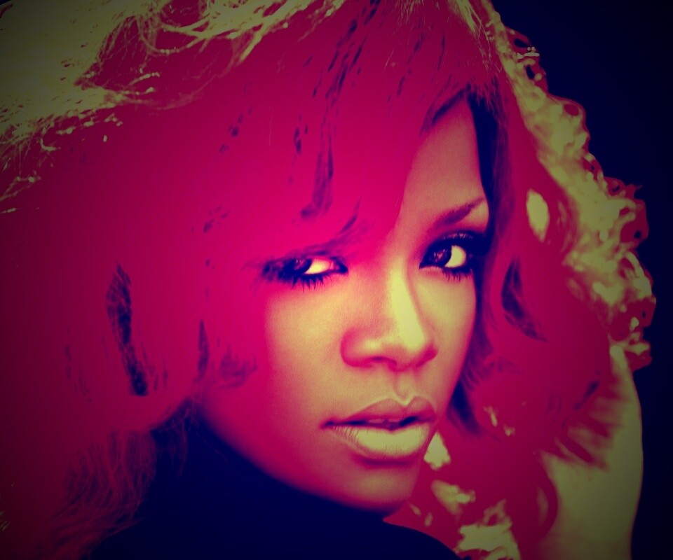 Огненная Рианна обои