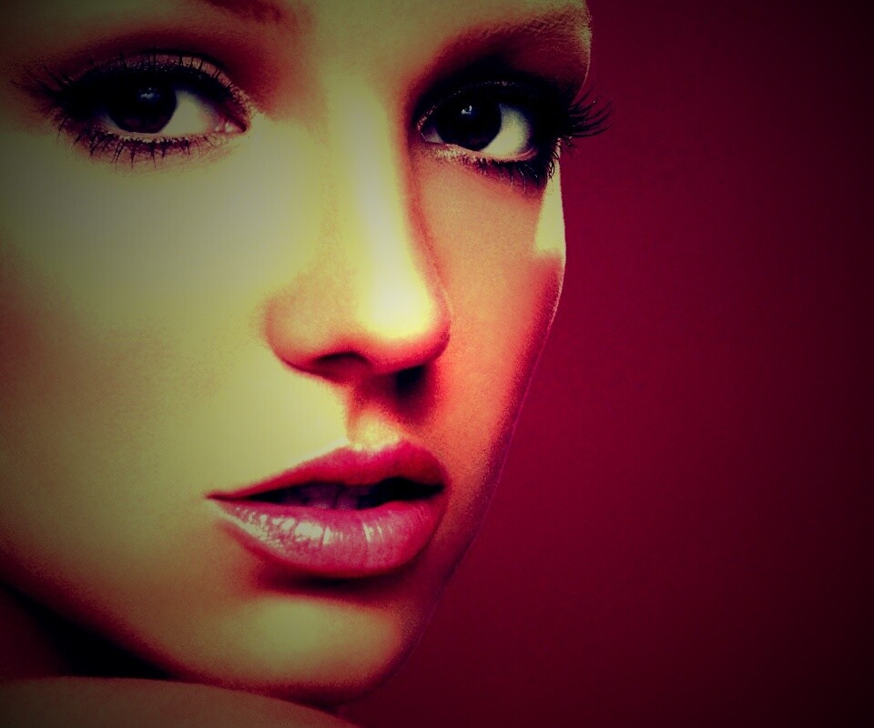 Лицо Бритни обои