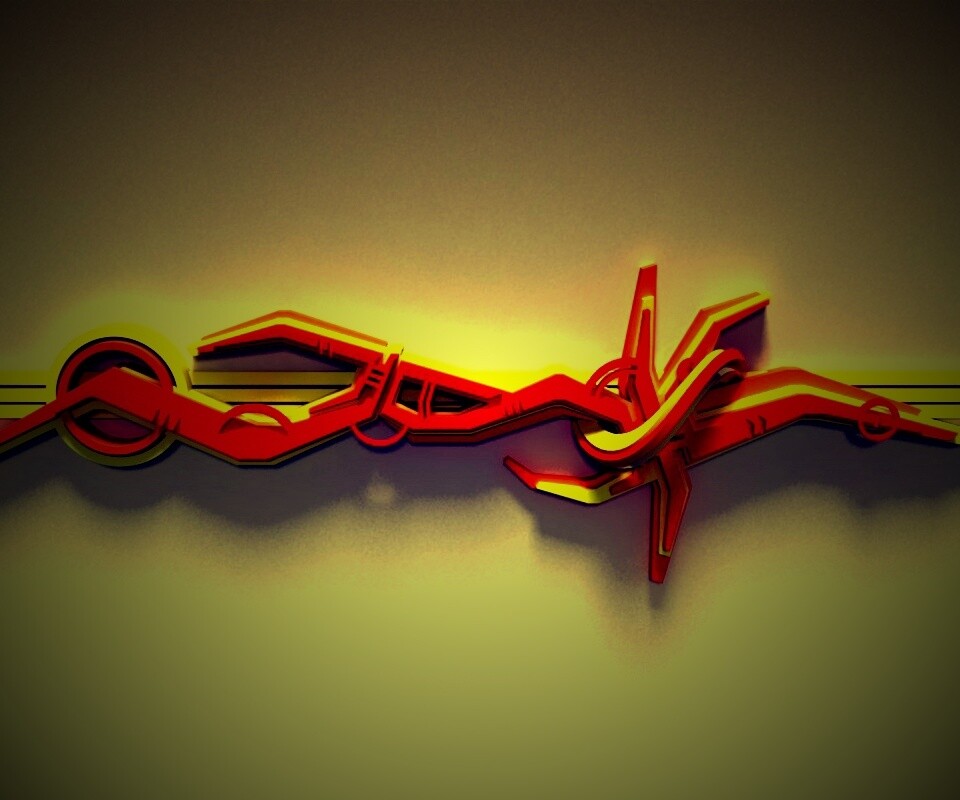 3D Граффити обои