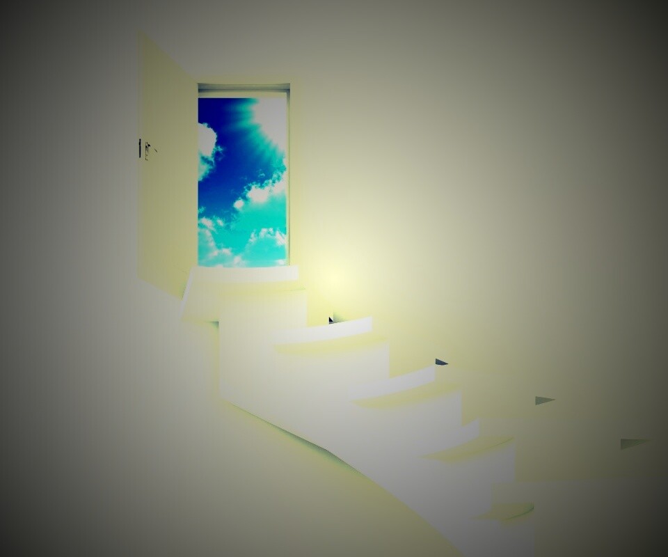 Лестница в небо обои