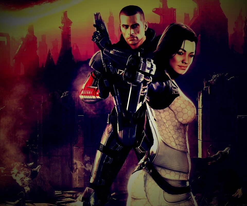 Шепард и Миранда обои