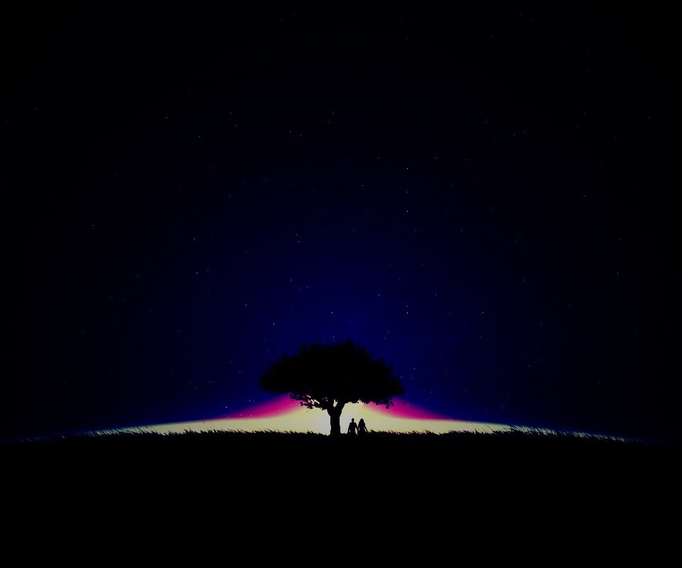 Звёздная ночь обои