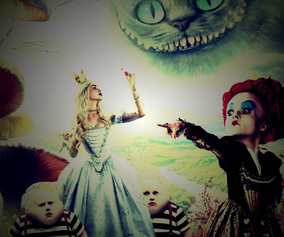 Персонажи из "Алиса в стране Чудес" обои