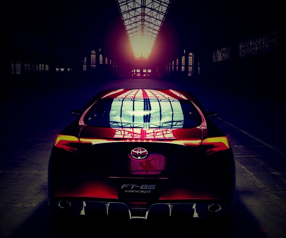 Концепт спортивной тойоты обои