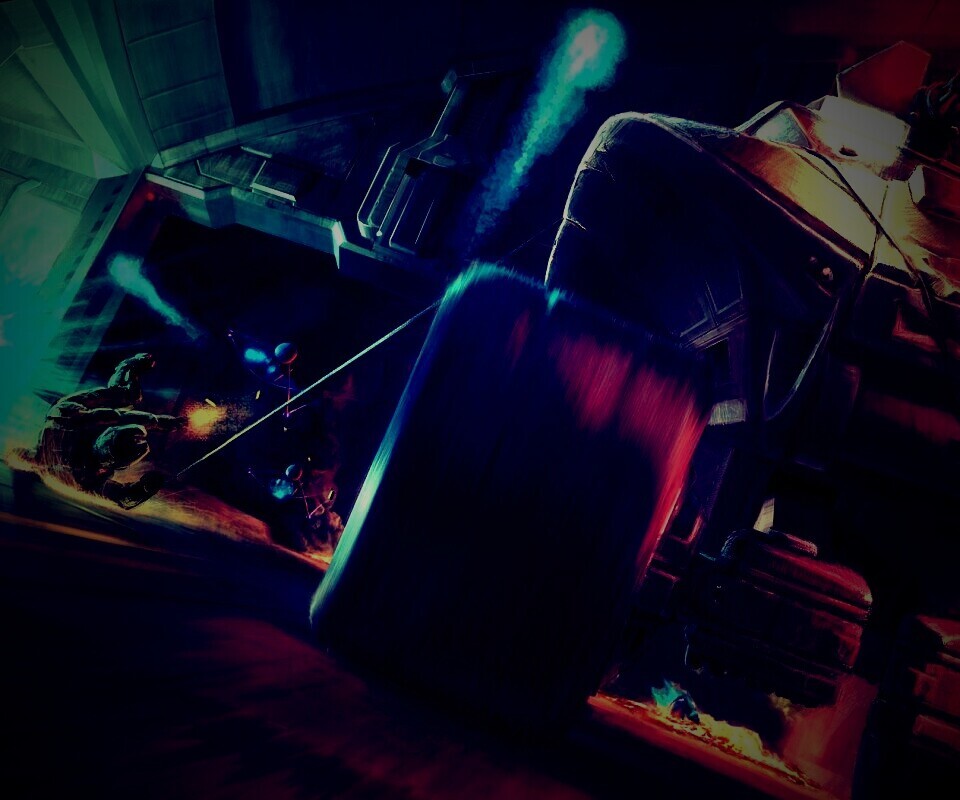 Погоня в Halo обои