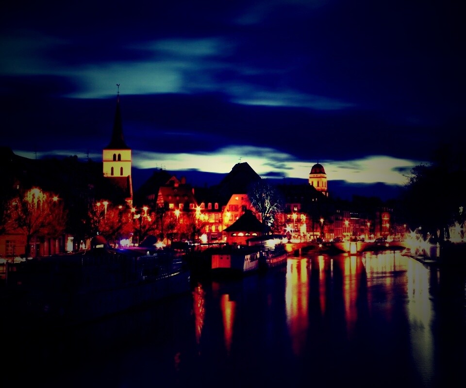 Город Страсбург обои