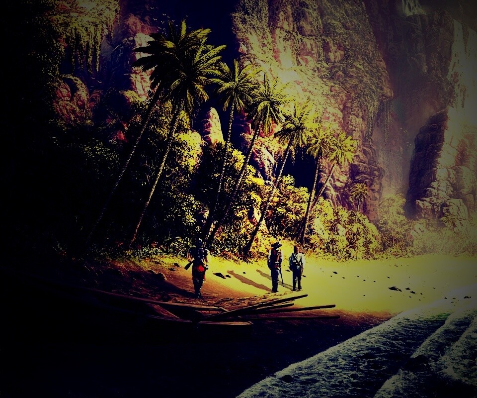 Люди на необитаемом острове обои