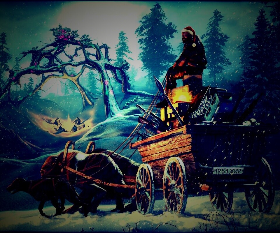 Новогодний Сталкер обои