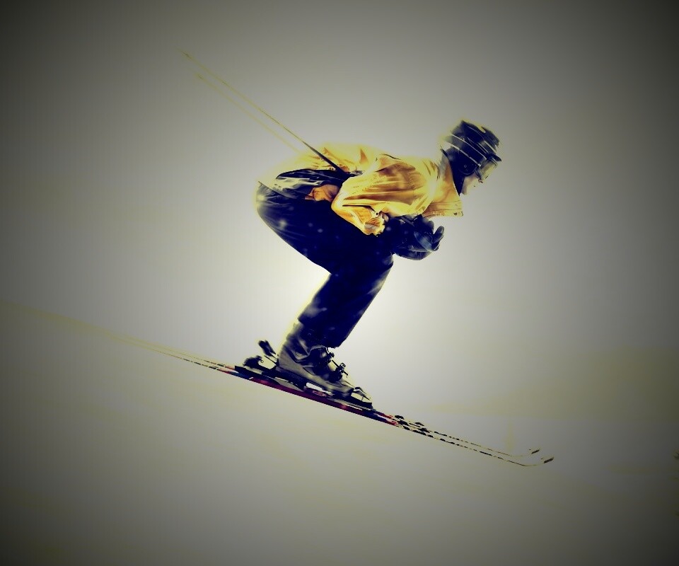 Горнолыжник обои