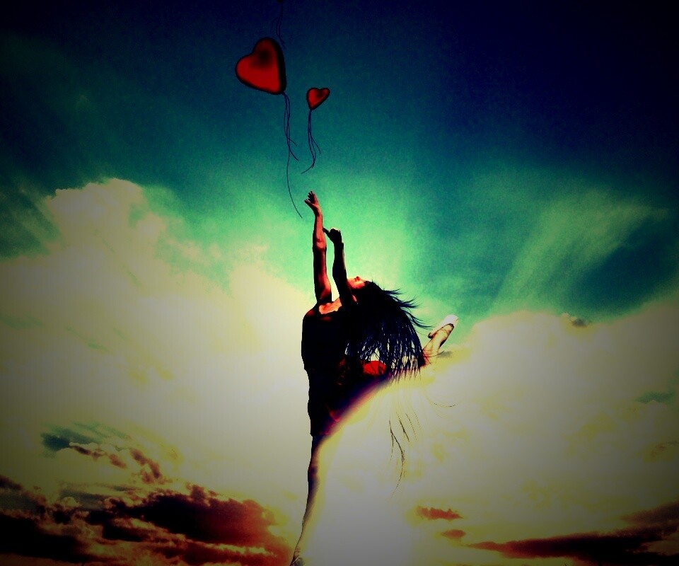 Отпускаяю сердце в небеса обои