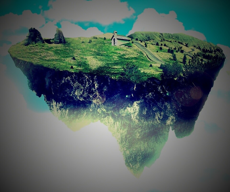 Летающий острв обои