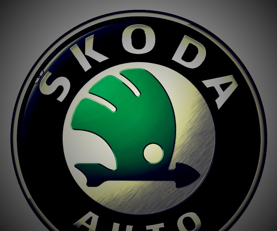 Логотип Skoda обои