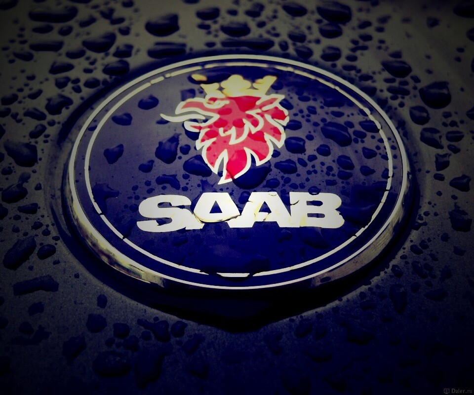 Логотип Saab обои