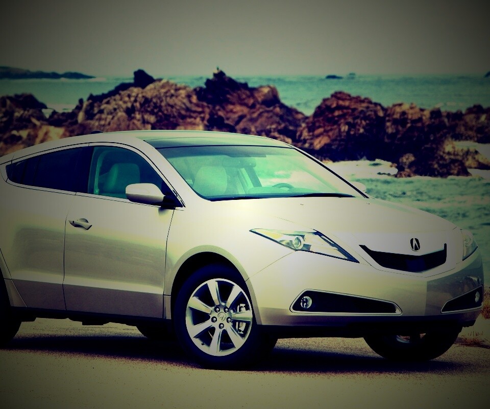 Acura на побережье обои