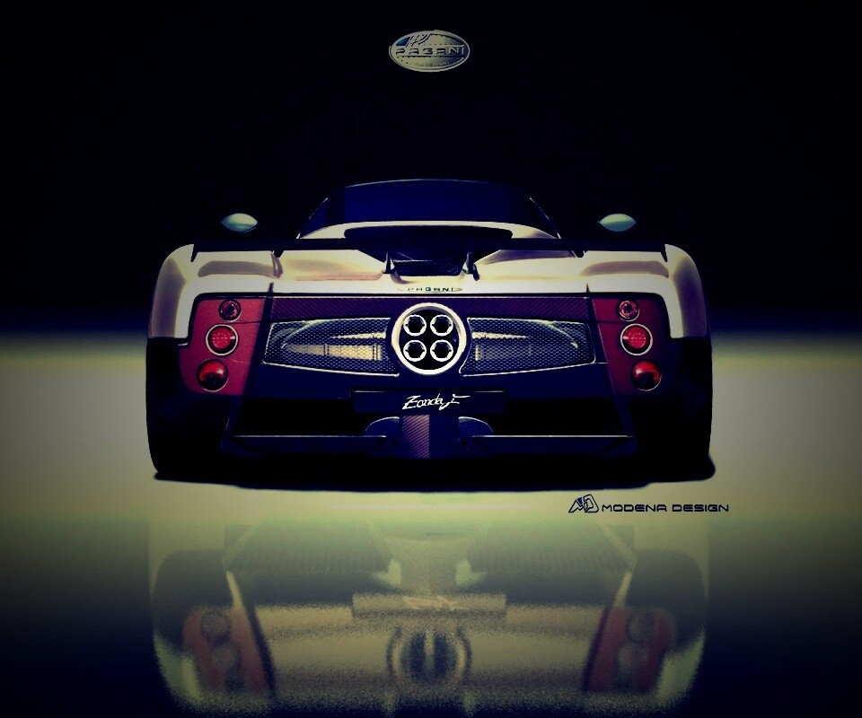 Pagani Zonda рендер обои