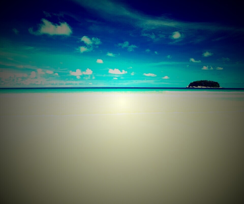 Голубая лагуна обои