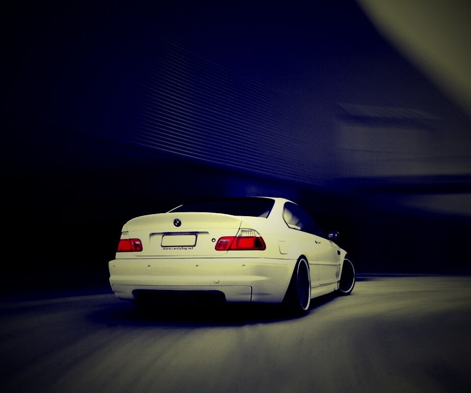 Белый БМВ обои