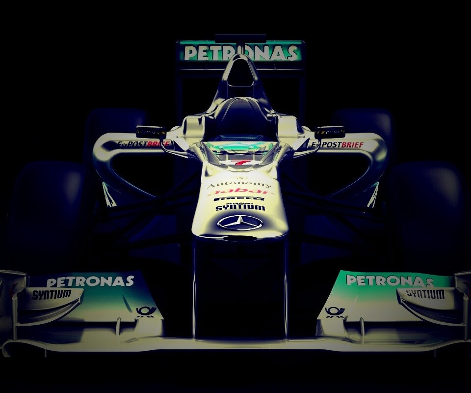 Болид Мерседес обои