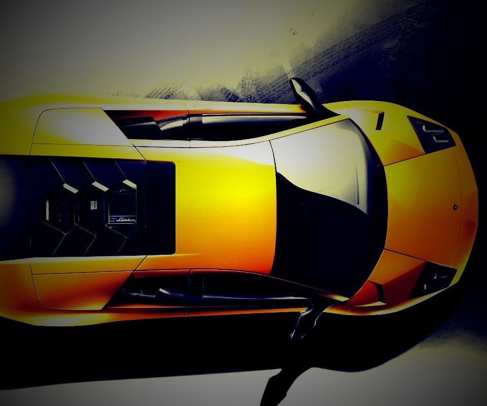 Ламборджини вид сверху обои