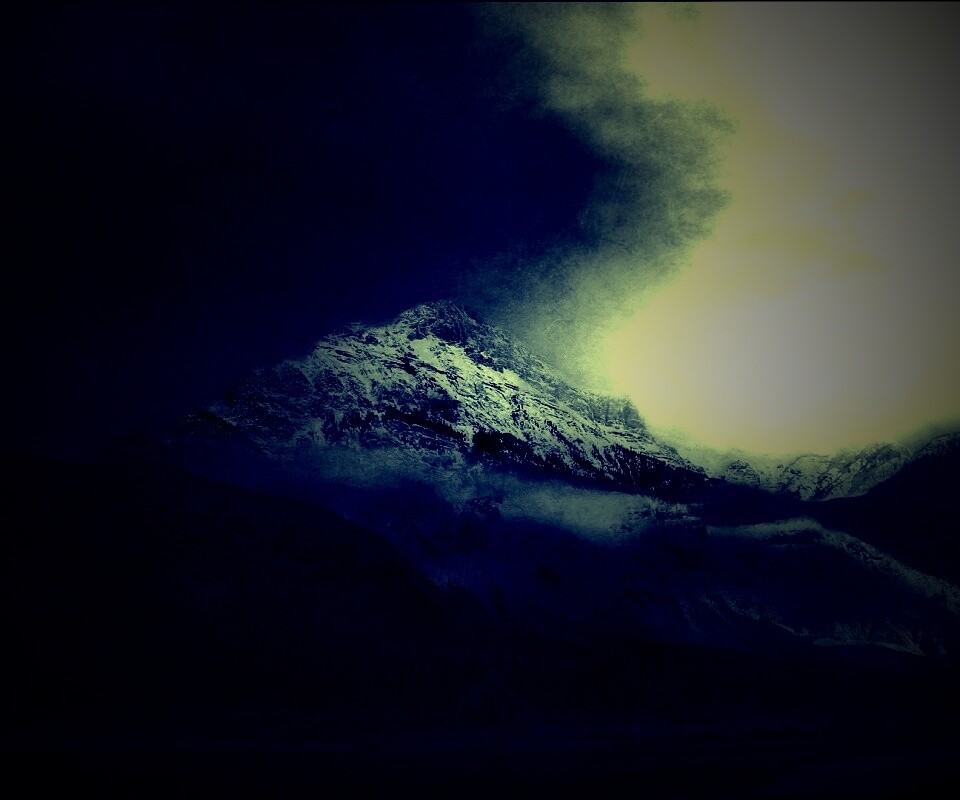 Ч/Б фото гор обои