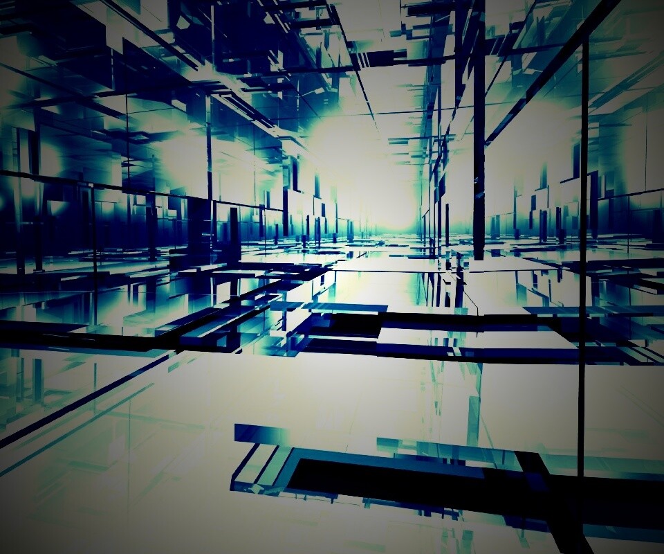 Бесконечные отражения обои