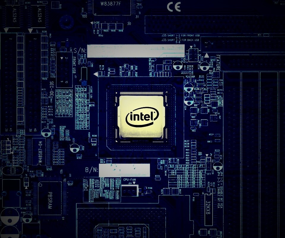 Процессор от Intel обои