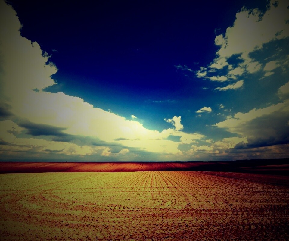 Незасеянное поле обои
