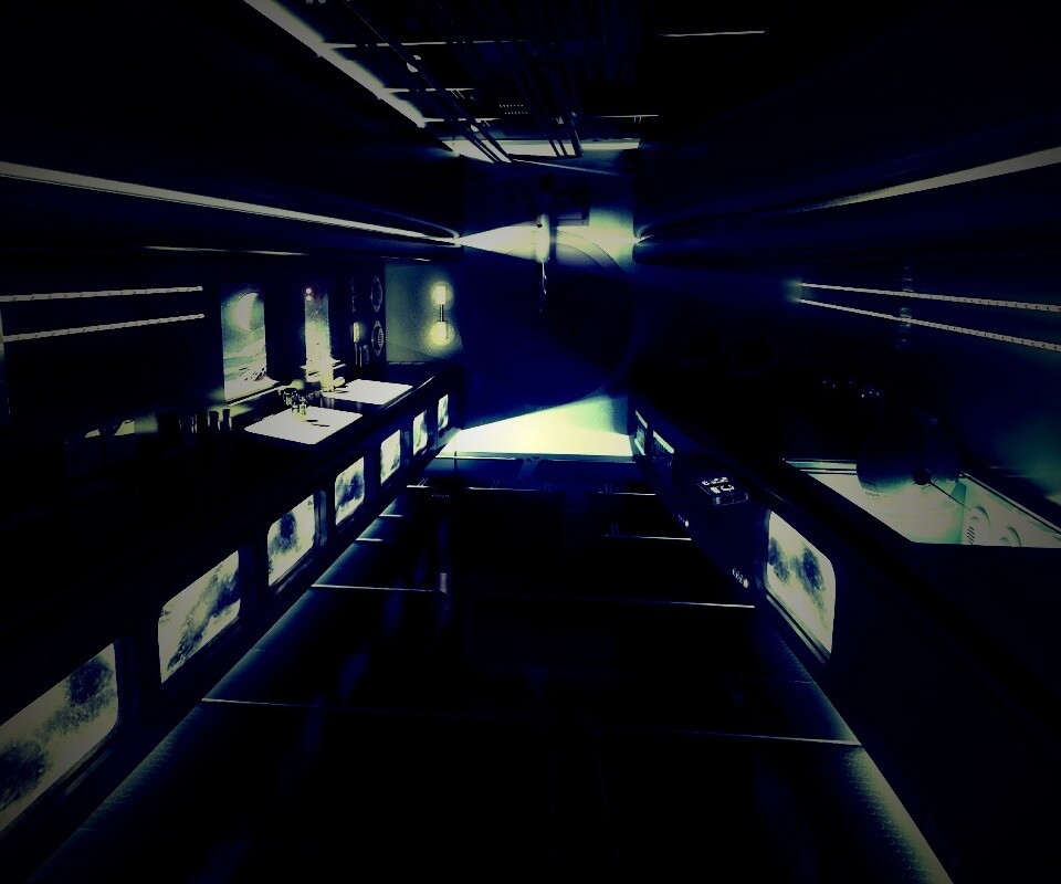 На борту космического корабля обои