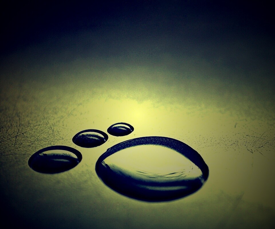 Капли воды обои