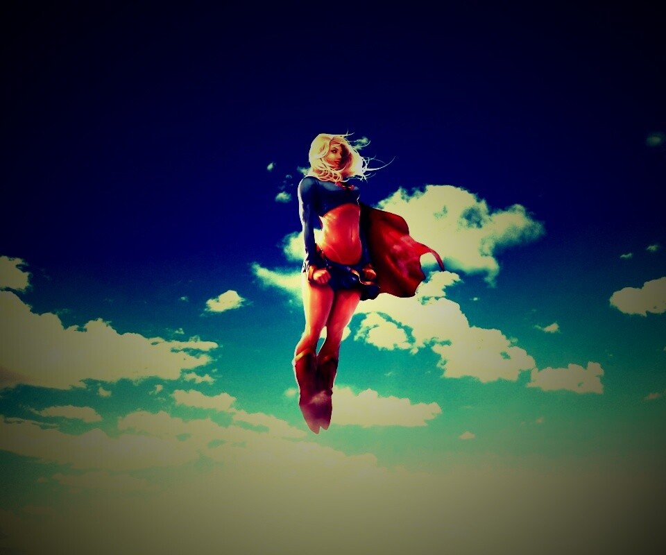 Супердевушка обои