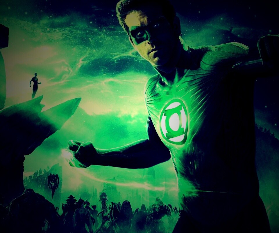 Зелёный фонарь обои