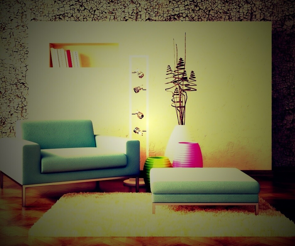 Стильный декор обои