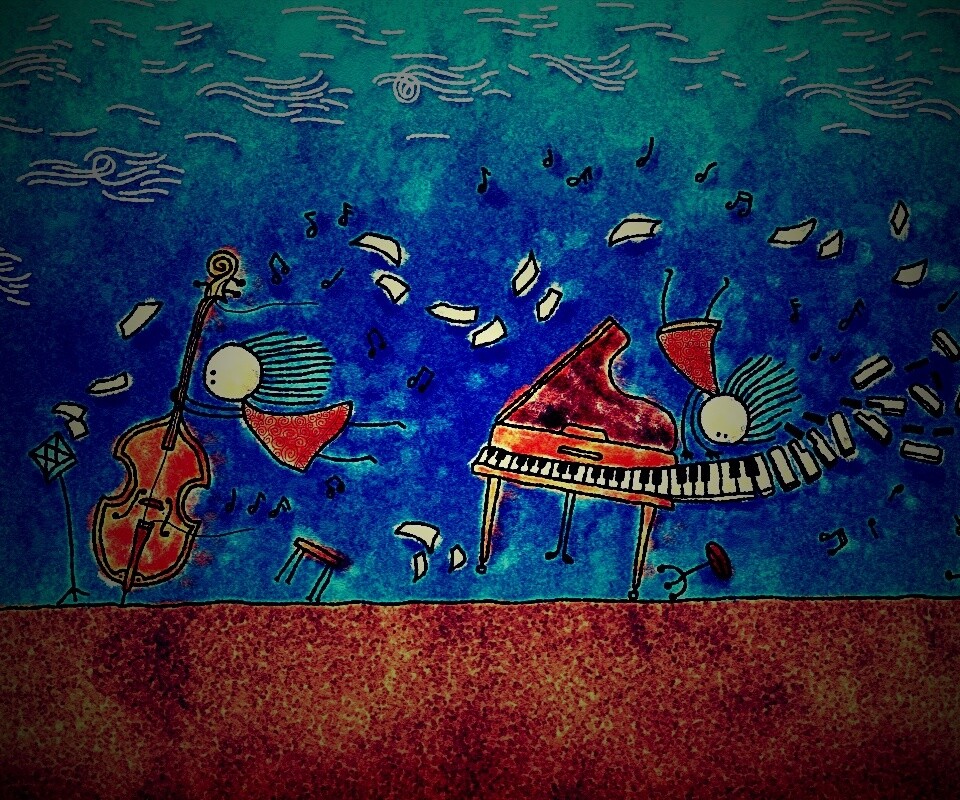 Воздушная инструментальная музыка обои